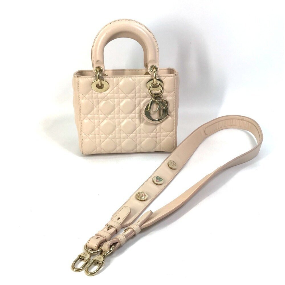 CHRISTIAN DIOR Cream Leather Shoulder Bag - Picture 16 of 16